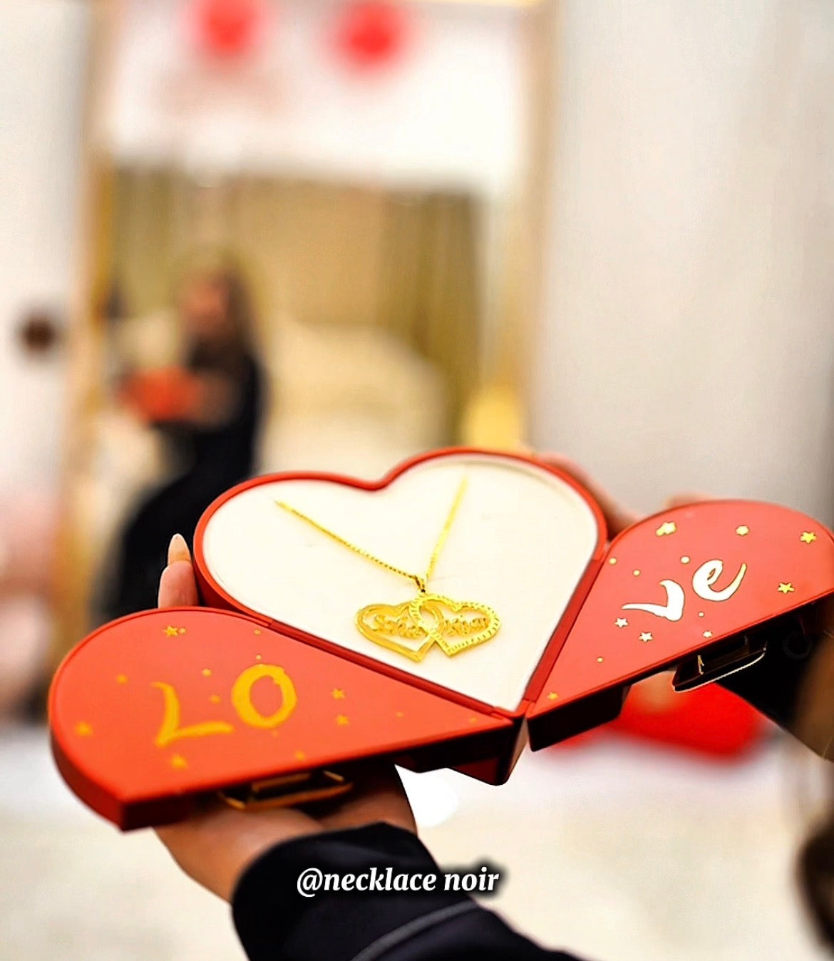 Double Heart Customized Necklace | 2026 Latest Design