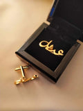 Customize Cufflinks with Your Name